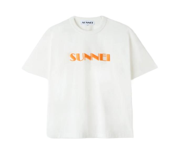 Classic big embroidery logo t-shirt