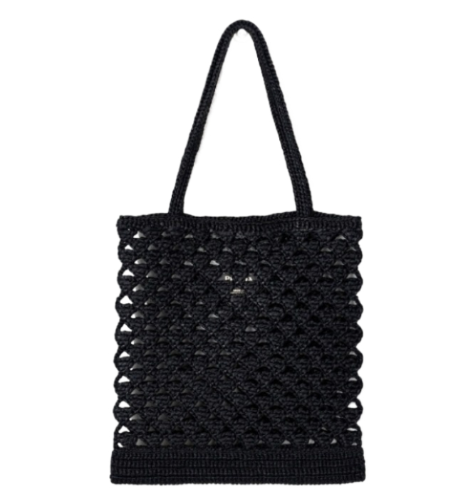 Woven Crochet Tote Bag