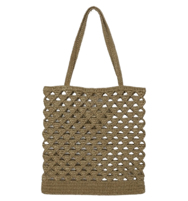 Woven Crochet Tote Bag