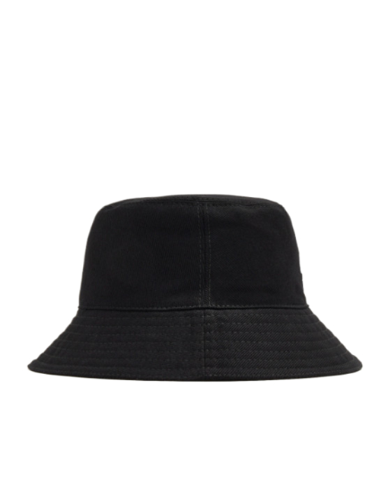 Logo-embroidered velvet bucket hat
