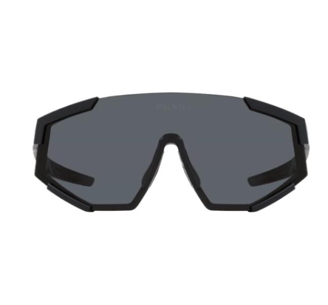 Logo Temple Mask Sunglasses