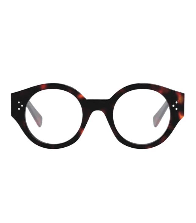 Havana round frame glasses