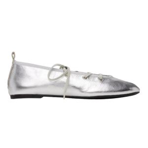 PINA metallic leather ballerina shoes 