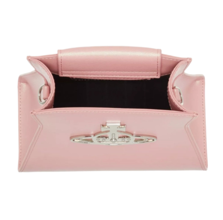 Kelly ORB leather micro bag pink 