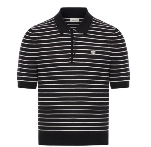 Triope striped cotton polo shirt