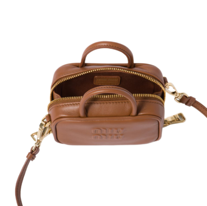 Leather micro bag