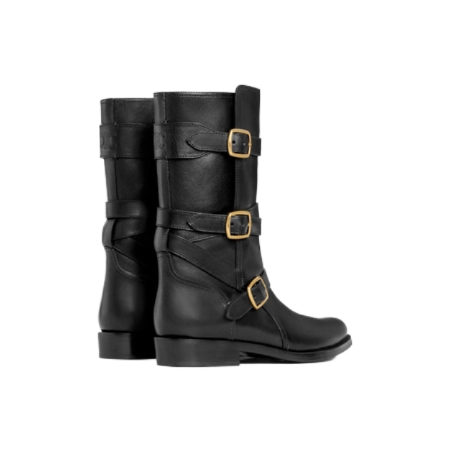 Triple buckle-embellished Lyra boots