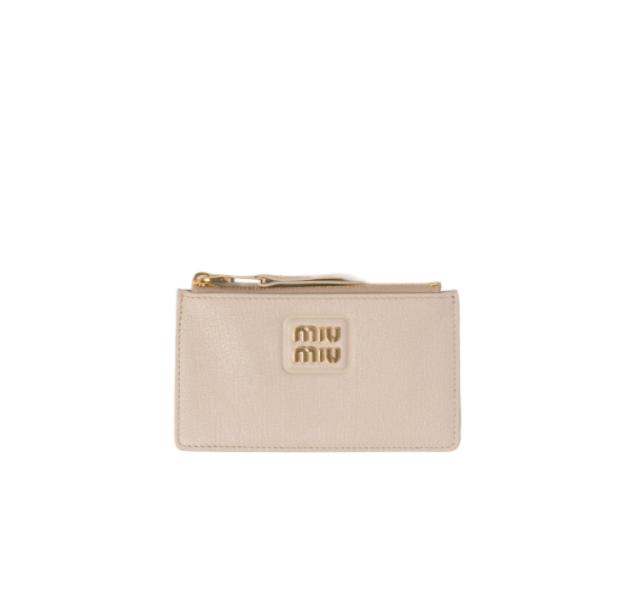 AW Madras leather clutch