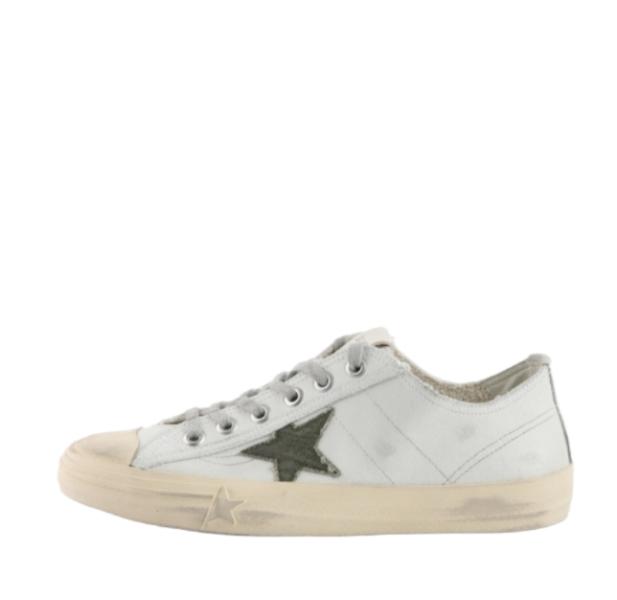 V-Star sneakers leather upper canvas star