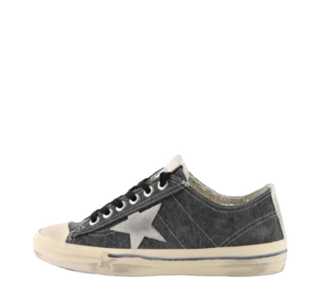 V-Star sneakers black canvas suede star