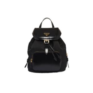 Renylon leather backpack