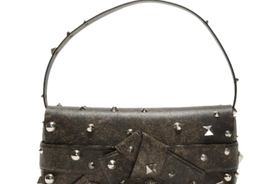 MUSUBI Studded Leather Shoulder Bag