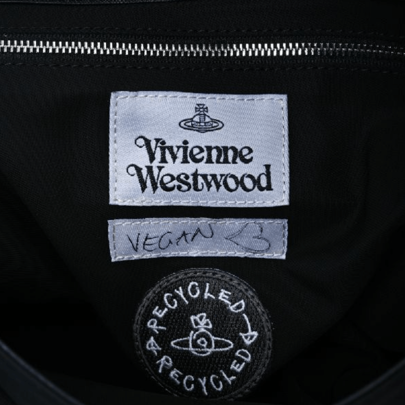 Vivienne Westwood Emboss ORB logo detail tote bag
