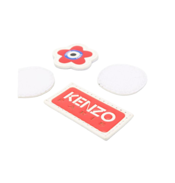 Multi-logo decorated leather patch set