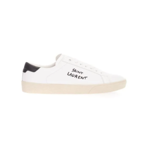 COURT CLASSIC SL/06 EMBROIDERED SNEAKERS IN LEATHER