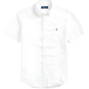 Color pony logo embroidered short sleeve shirt