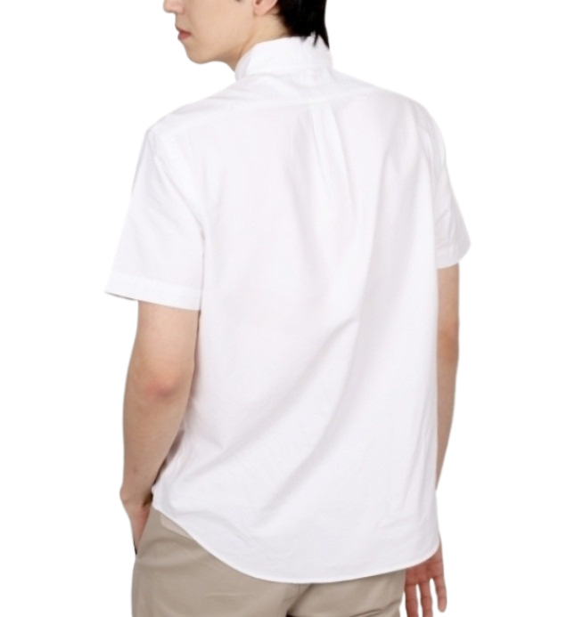 Color pony logo embroidered short sleeve shirt