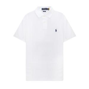 Pony logo embroidered short sleeve collar