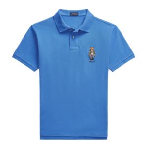 Polo Bear embroidered polo short sleeve shirt