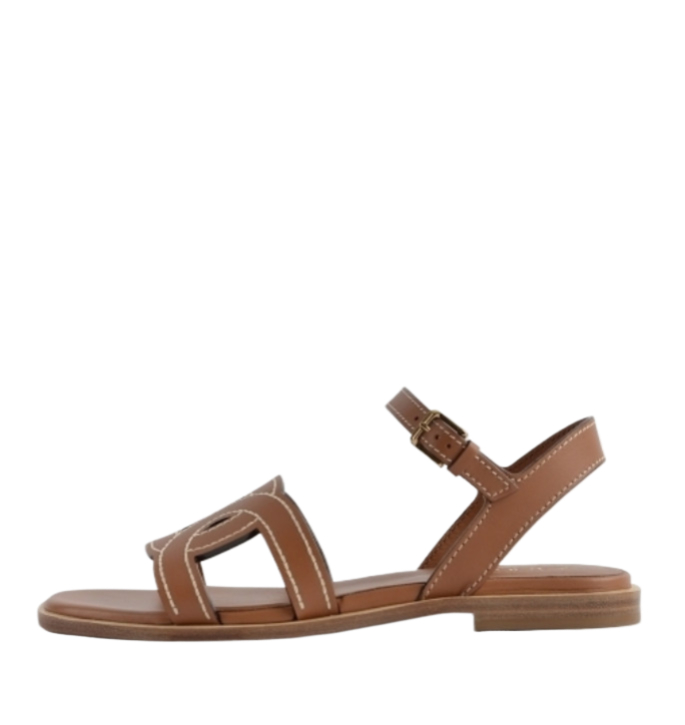 Leather Flat Sandals