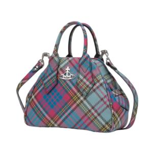 ORB Yasmin tartan tote bag