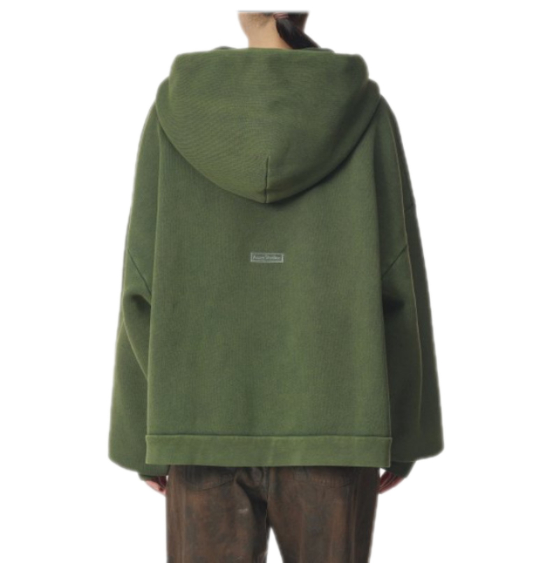 Hooded Sweatshirt - Moss Green