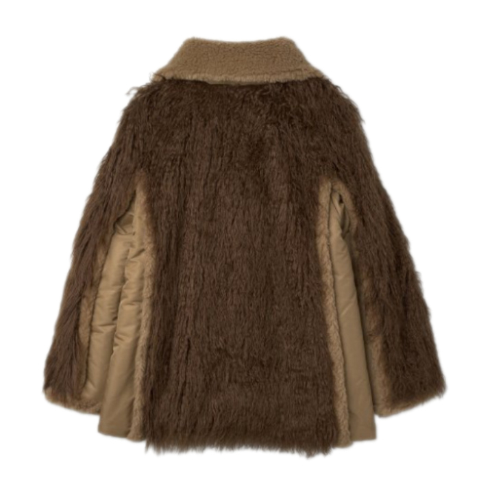 W Becca puffer coat - Brown