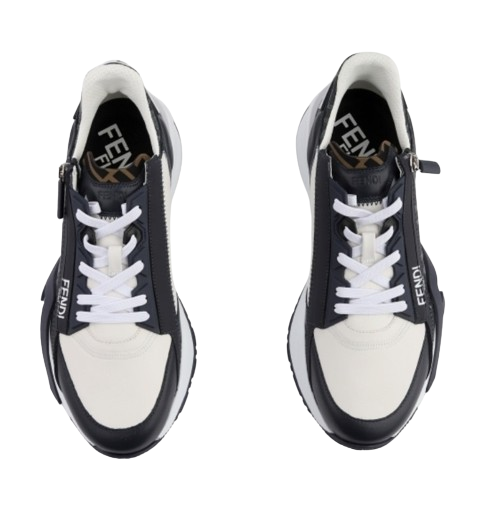 Flow leather low-top sneakers