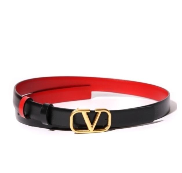 V Logo Signature Reversible Belt 20MM