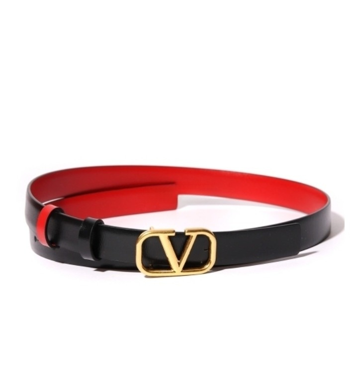 V Logo Signature Reversible Belt 20MM