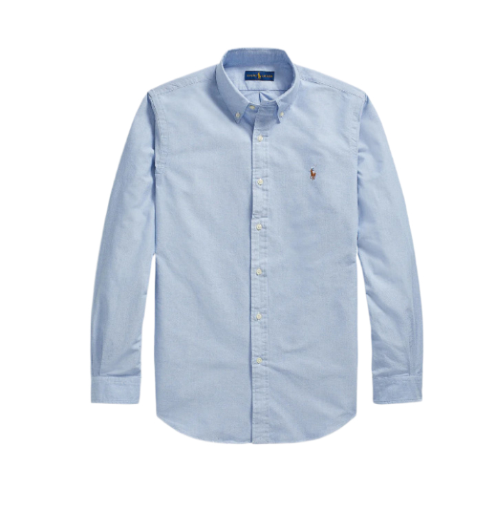 Color Pony Logo Embroidered Oxford Shirt