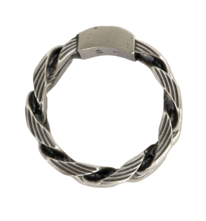 CD Diamond Chain Link Ring