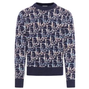 OBLIQUE JACQUARD SWEATER