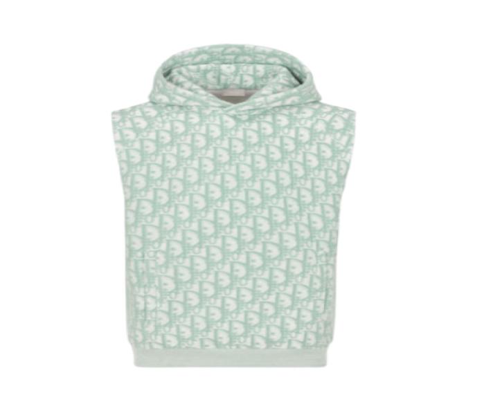 Dior Oblique sleeveless hooded sweatshirt
