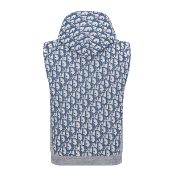 Dior Oblique sleeveless hooded sweatshirt