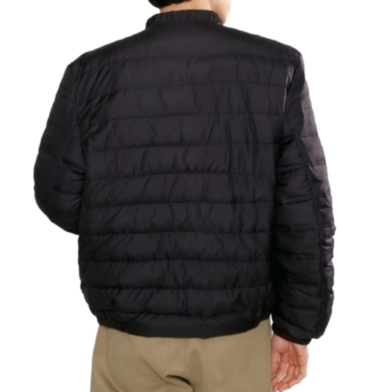 Short polyester down jacket