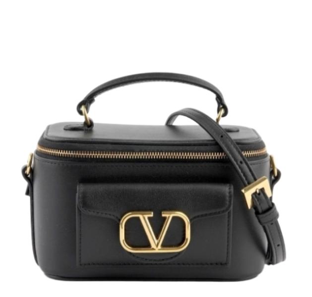 V Logo Signature Mini Handbag