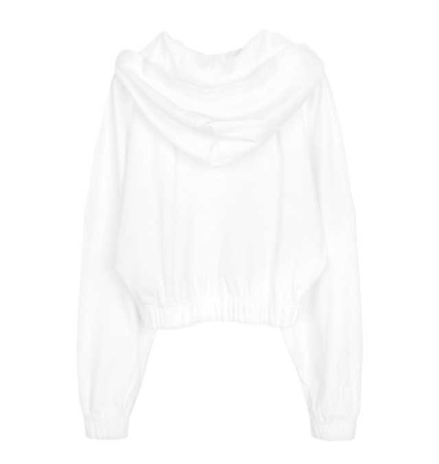 White Monologo Hooded Sweatshirt