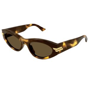 BV1189S Havana Oval Sunglasses