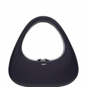 Coperni Logo Embossed Zipped Baguette Swipe Bag