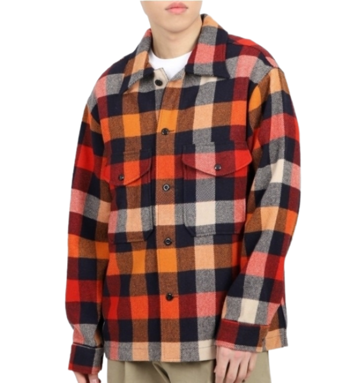 RRL Check Wool Flannel Shirt