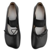 (W) MM6 Maison Margiela Anatomic Numeric Ballerinas Black