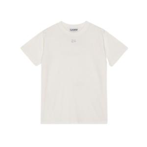 White Basic Jersey Rhinestone Relaxed Short Sleeve T-Shirt