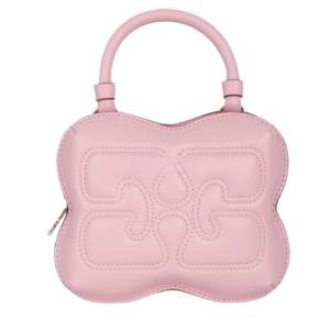 Pink small butterfly crossbody bag