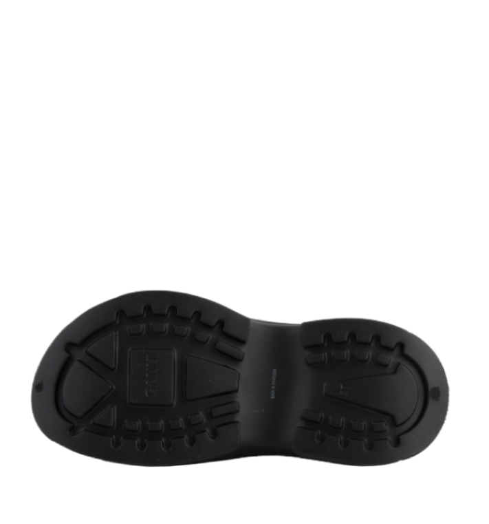Black Pool Slide Sandals