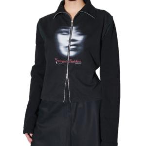 Recut Hollow Zip-up