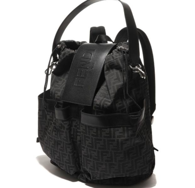 FF jacquard fabric backpack