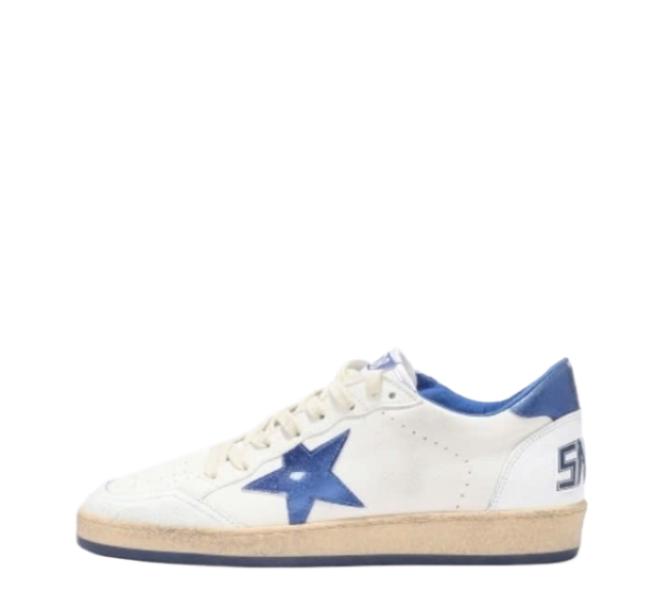 Bolstar White Sneakers Blue Star