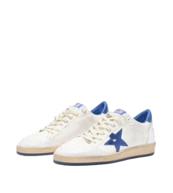 Bolstar White Sneakers Blue Star