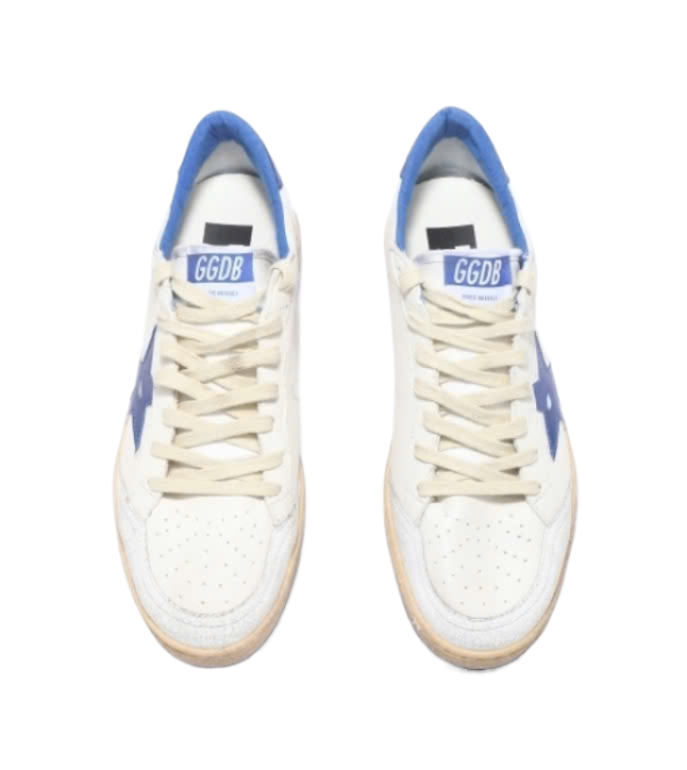 Bolstar White Sneakers Blue Star